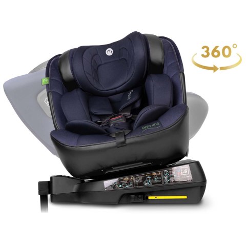 Fotelik samochodowy Nukido Aero Line czarno-granatowy 0-36 kg ISOFIX Nukido Fotelik samochodowy Nukido Aero Line czarno-granatowy 0-36 kg ISOFIX Nukido