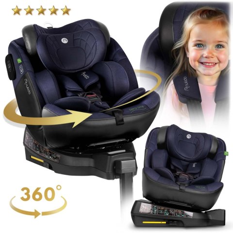 Fotelik samochodowy Nukido Aero Line czarno-granatowy 0-36 kg ISOFIX Nukido Fotelik samochodowy Nukido Aero Line czarno-granatowy 0-36 kg ISOFIX Nukido