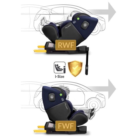 Fotelik samochodowy Nukido Aero Line czarno-granatowy 0-36 kg ISOFIX Nukido Fotelik samochodowy Nukido Aero Line czarno-granatowy 0-36 kg ISOFIX Nukido