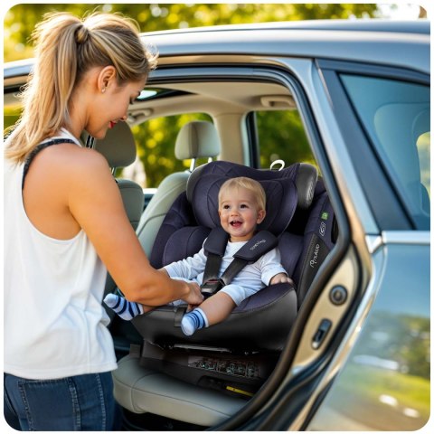Fotelik samochodowy Nukido Aero Line czarno-granatowy 0-36 kg ISOFIX Nukido Fotelik samochodowy Nukido Aero Line czarno-granatowy 0-36 kg ISOFIX Nukido