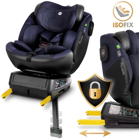 Fotelik samochodowy Nukido Aero Line czarno-granatowy 0-36 kg ISOFIX Nukido Fotelik samochodowy Nukido Aero Line czarno-granatowy 0-36 kg ISOFIX Nukido