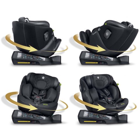 Fotelik samochodowy Nukido Aero Line czarny 0-36 kg ISOFIX Nukido Fotelik samochodowy Nukido Aero Line czarny 0-36 kg ISOFIX Nukido