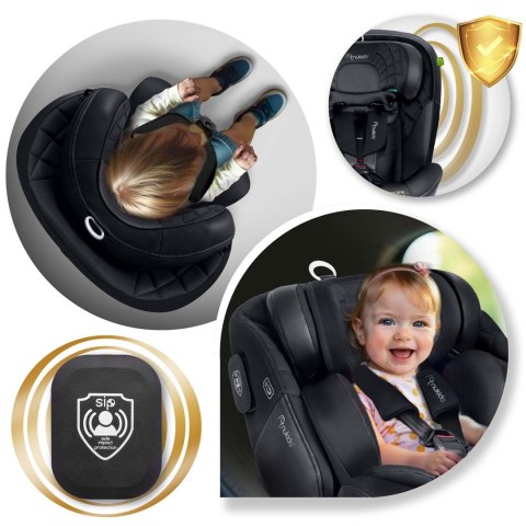 Fotelik samochodowy Nukido Aero Line czarny 0-36 kg ISOFIX Nukido Fotelik samochodowy Nukido Aero Line czarny 0-36 kg ISOFIX Nukido