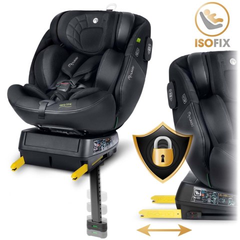 Fotelik samochodowy Nukido Aero Line czarny 0-36 kg ISOFIX Nukido Fotelik samochodowy Nukido Aero Line czarny 0-36 kg ISOFIX Nukido