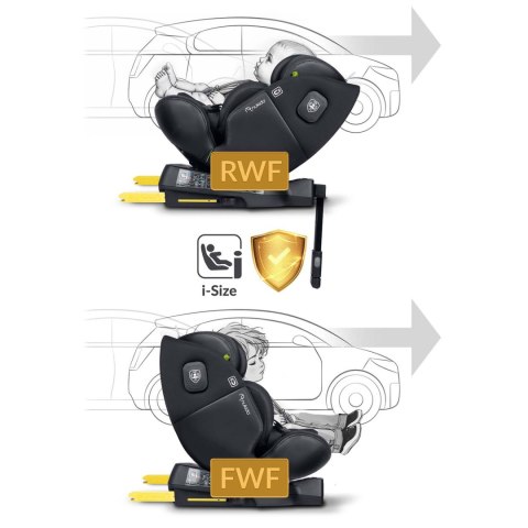 Fotelik samochodowy Nukido Aero Line czarny 0-36 kg ISOFIX Nukido Fotelik samochodowy Nukido Aero Line czarny 0-36 kg ISOFIX Nukido