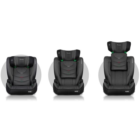 Fotelik samochodowy Nukido Louis Soft czarno-szary 15-36 kg ISOFIX Nukido Fotelik samochodowy Nukido Louis Soft czarno-szary 15-36 kg ISOFIX Nukido