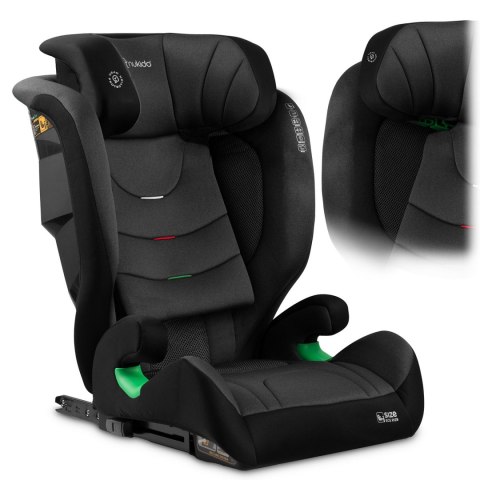 Fotelik samochodowy Nukido Louis Soft czarno-szary 15-36 kg ISOFIX Nukido Fotelik samochodowy Nukido Louis Soft czarno-szary 15-36 kg ISOFIX Nukido