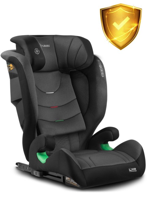 Fotelik samochodowy Nukido Louis Soft czarno-szary 15-36 kg ISOFIX Nukido Fotelik samochodowy Nukido Louis Soft czarno-szary 15-36 kg ISOFIX Nukido