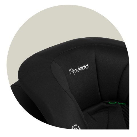 Fotelik samochodowy Nukido Louis Soft czarny 15-36 kg ISOFIX Nukido Fotelik samochodowy Nukido Louis Soft czarny 15-36 kg ISOFIX Nukido
