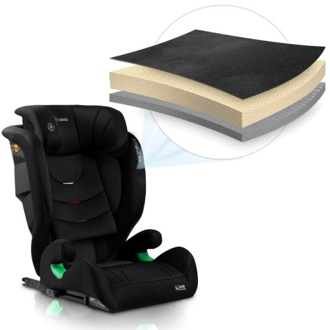 Fotelik samochodowy Nukido Louis Soft czarny 15-36 kg ISOFIX Nukido Fotelik samochodowy Nukido Louis Soft czarny 15-36 kg ISOFIX Nukido