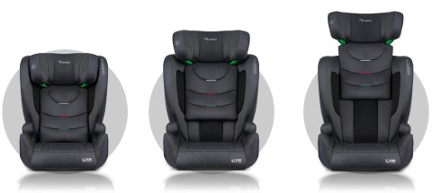 Fotelik samochodowy Nukido Louis Soft szary15-36 kg ISOFIX Nukido Fotelik samochodowy Nukido Louis Soft szary15-36 kg ISOFIX Nukido