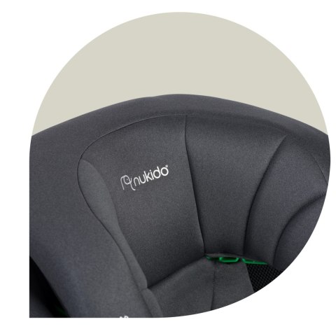 Fotelik samochodowy Nukido Louis Soft szary15-36 kg ISOFIX Nukido Fotelik samochodowy Nukido Louis Soft szary15-36 kg ISOFIX Nukido