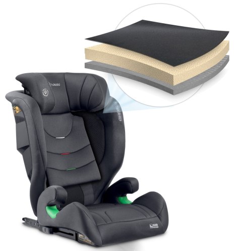 Fotelik samochodowy Nukido Louis Soft szary15-36 kg ISOFIX Nukido Fotelik samochodowy Nukido Louis Soft szary15-36 kg ISOFIX Nukido
