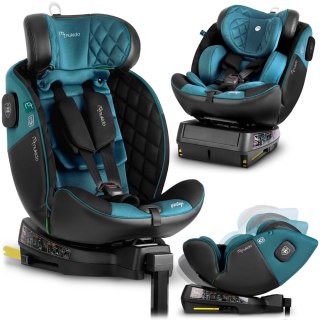 Fotelik samochodowy Nukido Prestige Line czarno-niebieski 0-36 kg ISOFIX Nukido