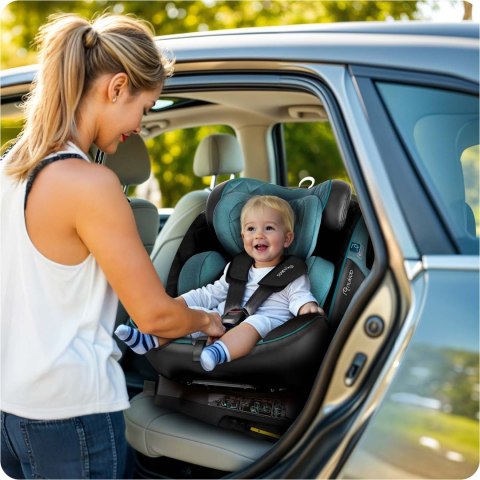 Fotelik samochodowy Nukido Prestige Line czarno-niebieski 0-36 kg ISOFIX Nukido Fotelik samochodowy Nukido Prestige Line czarno-niebieski 0-36 kg ISOFIX Nukido