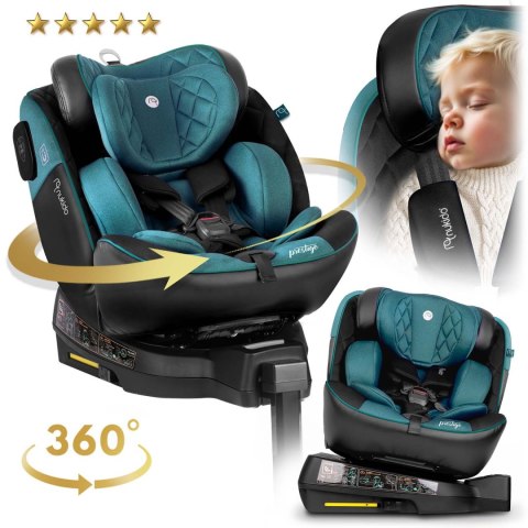 Fotelik samochodowy Nukido Prestige Line czarno-niebieski 0-36 kg ISOFIX Nukido Fotelik samochodowy Nukido Prestige Line czarno-niebieski 0-36 kg ISOFIX Nukido