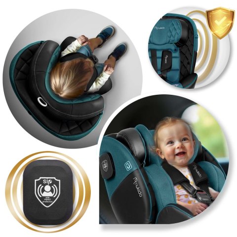 Fotelik samochodowy Nukido Prestige Line czarno-niebieski 0-36 kg ISOFIX Nukido Fotelik samochodowy Nukido Prestige Line czarno-niebieski 0-36 kg ISOFIX Nukido