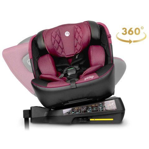 Fotelik samochodowy Nukido Prestige Line czarno-różowy 0-36 kg ISOFIX Nukido Fotelik samochodowy Nukido Prestige Line czarno-różowy 0-36 kg ISOFIX Nukido