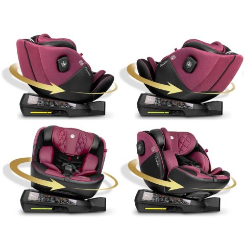 Fotelik samochodowy Nukido Prestige Line czarno-różowy 0-36 kg ISOFIX Nukido Fotelik samochodowy Nukido Prestige Line czarno-różowy 0-36 kg ISOFIX Nukido
