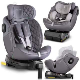 Fotelik samochodowy Nukido Prestige Line szary 0-36 kg ISOFIX Nukido