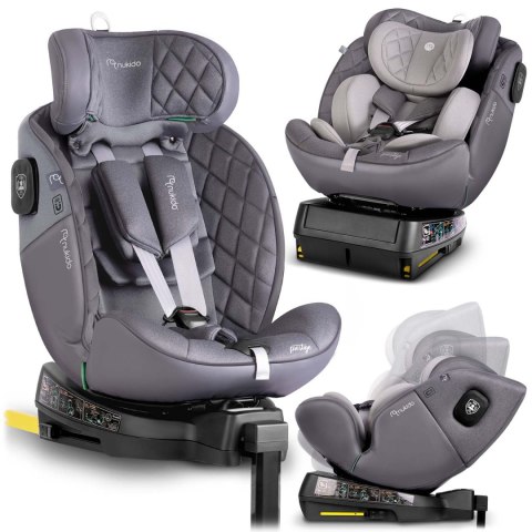 Fotelik samochodowy Nukido Prestige Line szary 0-36 kg ISOFIX Nukido Fotelik samochodowy Nukido Prestige Line szary 0-36 kg ISOFIX Nukido