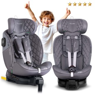 Fotelik samochodowy Nukido Prestige Line szary 0-36 kg ISOFIX Nukido