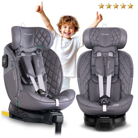 Fotelik samochodowy Nukido Prestige Line szary 0-36 kg ISOFIX Nukido Fotelik samochodowy Nukido Prestige Line szary 0-36 kg ISOFIX Nukido