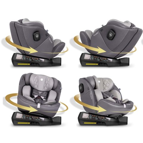 Fotelik samochodowy Nukido Prestige Line szary 0-36 kg ISOFIX Nukido Fotelik samochodowy Nukido Prestige Line szary 0-36 kg ISOFIX Nukido