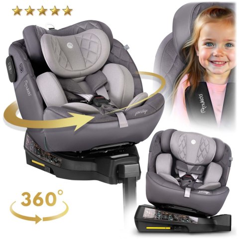 Fotelik samochodowy Nukido Prestige Line szary 0-36 kg ISOFIX Nukido Fotelik samochodowy Nukido Prestige Line szary 0-36 kg ISOFIX Nukido