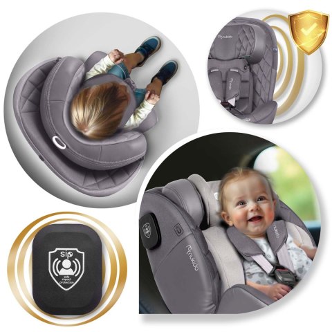 Fotelik samochodowy Nukido Prestige Line szary 0-36 kg ISOFIX Nukido Fotelik samochodowy Nukido Prestige Line szary 0-36 kg ISOFIX Nukido