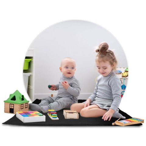 Namiot tipi dla dzieci z girlandą i światełkami Nukido biało czarny z pandą Nukido Namiot tipi dla dzieci z girlandą i światełkami Nukido biało czarny z pandą Nukido