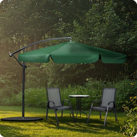 Parasol ogrodowy składany 6 segmentowy 350 cm z pokrowcem Plonos PL-880 Plonos