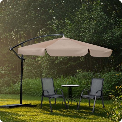 Parasol ogrodowy składany 8 segmentowy 350 cm z pokrowcem Plonos PL-881 Plonos