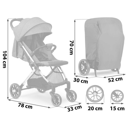 Wózek dziecięcy spacerówka Paseo Nukido Nukido Wózek dziecięcy spacerówka Paseo Nukido Nukido