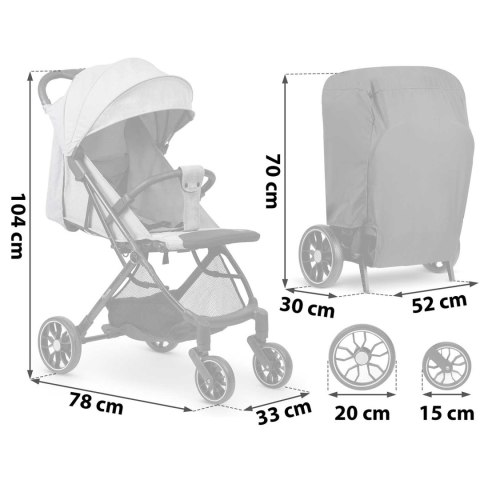 Wózek dziecięcy spacerówka Paseo Nukido Nukido Wózek dziecięcy spacerówka Paseo Nukido Nukido
