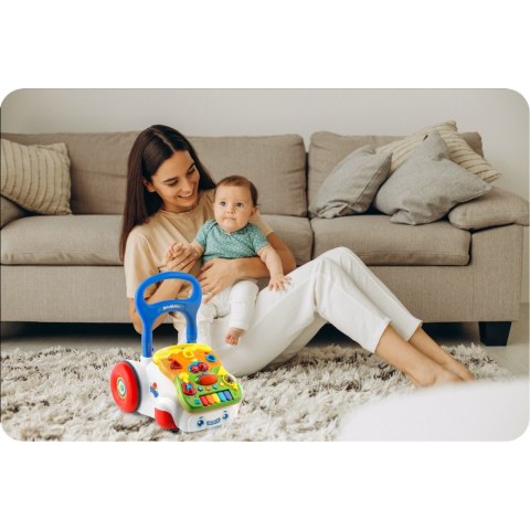 Chodzik edukacyjny z muzyką 2w1 RK-744 Ricokids biały Ricokids Chodzik edukacyjny z muzyką 2w1 RK-744 Ricokids biały Ricokids