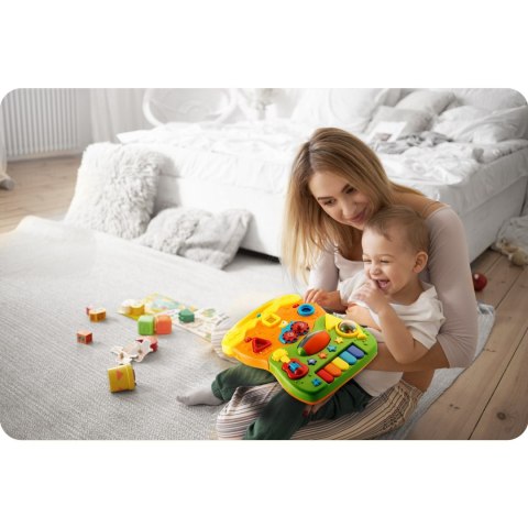 Chodzik edukacyjny z muzyką 2w1 RK-744 Ricokids biały Ricokids Chodzik edukacyjny z muzyką 2w1 RK-744 Ricokids biały Ricokids
