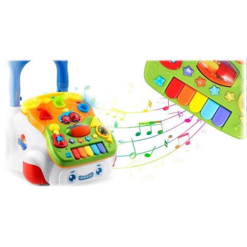 Chodzik edukacyjny z muzyką 2w1 RK-744 Ricokids biały Ricokids Chodzik edukacyjny z muzyką 2w1 RK-744 Ricokids biały Ricokids