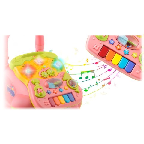 Chodzik edukacyjny z muzyką 2w1 RK-744 Ricokids różowy Ricokids Chodzik edukacyjny z muzyką 2w1 RK-744 Ricokids różowy Ricokids