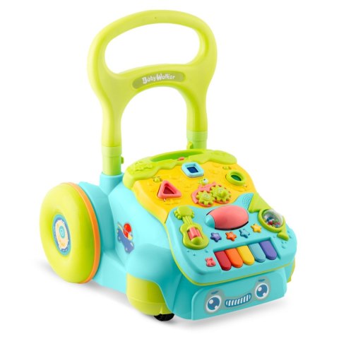 Chodzik edukacyjny z muzyką 2w1 RK-744 Ricokids turkusowy Ricokids Chodzik edukacyjny z muzyką 2w1 RK-744 Ricokids turkusowy Ricokids