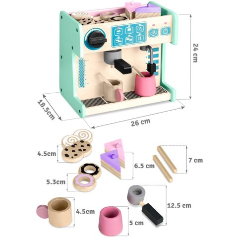 Cukiernia z ekspresem do kawy Ricokids 785100 miętowa Ricokids Cukiernia z ekspresem do kawy Ricokids 785100 miętowa Ricokids