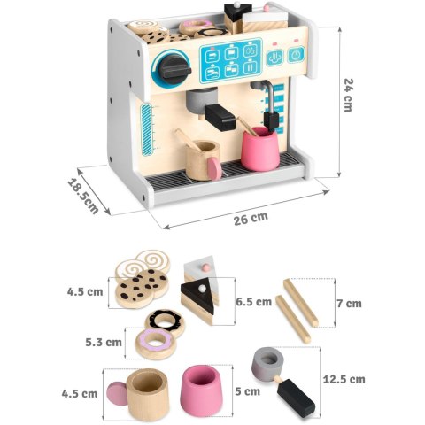 Cukiernia z ekspresem do kawy Ricokids 785101 biała Ricokids Cukiernia z ekspresem do kawy Ricokids 785101 biała Ricokids