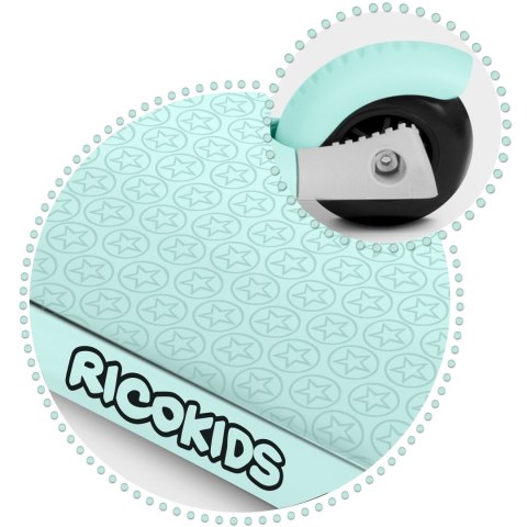 Hulajnoga trójkołowa Ricokids Buggy - miętowa Ricokids Hulajnoga trójkołowa Ricokids Buggy - miętowa Ricokids
