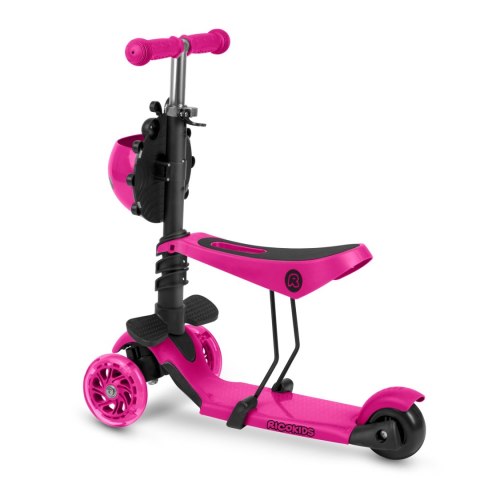 Hulajnoga trójkołowa Ricokids Buggy - różowa Ricokids Hulajnoga trójkołowa Ricokids Buggy - różowa Ricokids