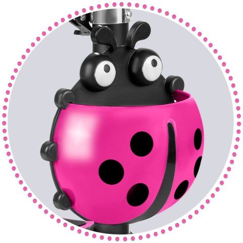 Hulajnoga trójkołowa Ricokids Buggy - różowa Ricokids Hulajnoga trójkołowa Ricokids Buggy - różowa Ricokids