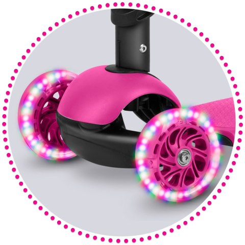 Hulajnoga trójkołowa Ricokids Buggy - różowa Ricokids Hulajnoga trójkołowa Ricokids Buggy - różowa Ricokids