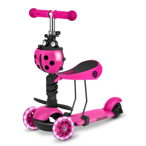 Hulajnoga trójkołowa Ricokids Buggy - różowa Ricokids Hulajnoga trójkołowa Ricokids Buggy - różowa Ricokids