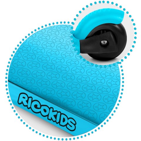 Hulajnoga trójkołowa Ricokids Buggy - turkusowa Ricokids Hulajnoga trójkołowa Ricokids Buggy - turkusowa Ricokids