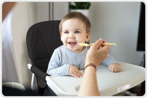 Krzesełko do karmienia Nuco czarny Ricokids Krzesełko do karmienia Nuco czarny Ricokids