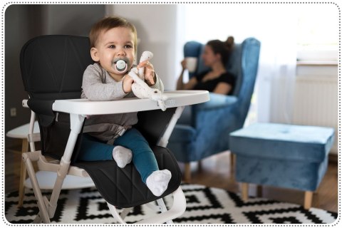 Krzesełko do karmienia Nuco czarny Ricokids Krzesełko do karmienia Nuco czarny Ricokids